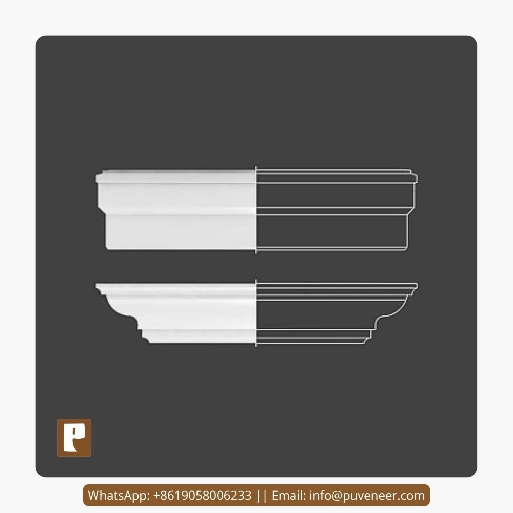 PU Plain Cornice Moulding